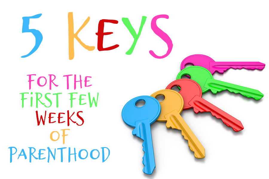 Colorful set of keys